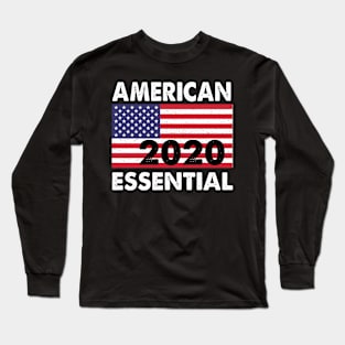 Cool Face Mask Usa Long Sleeve T-Shirt